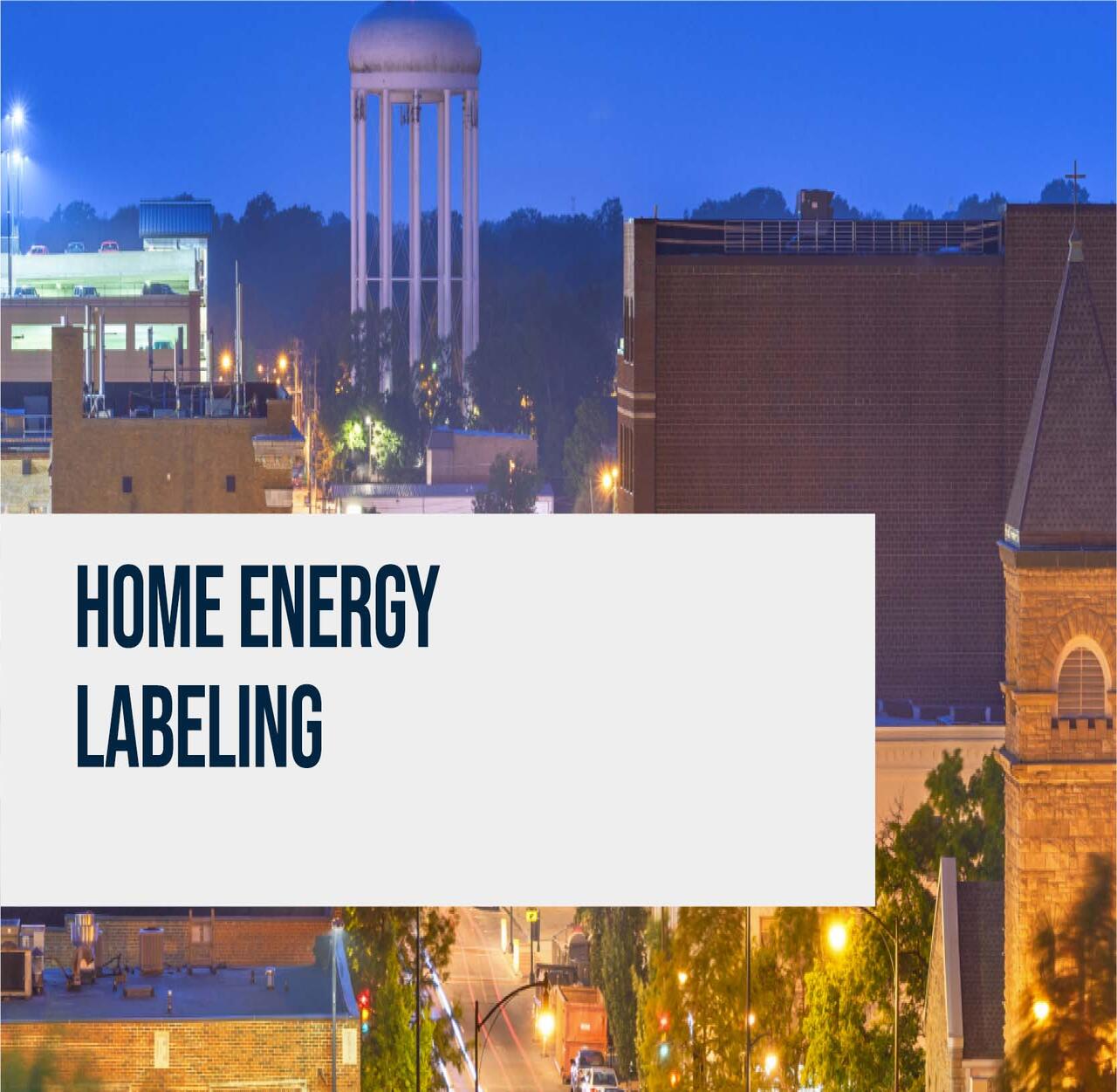 Steps States Can Take to Support City-Based Home Energy Labeling Initiatives